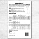 Lenox Pajamas + Pattern