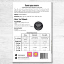 Love You More Quilt Pattern