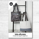 Tote-Ally Easy Tote Bag Pattern by Studio M Square