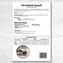 The Weekend Rag Quilt Pattern