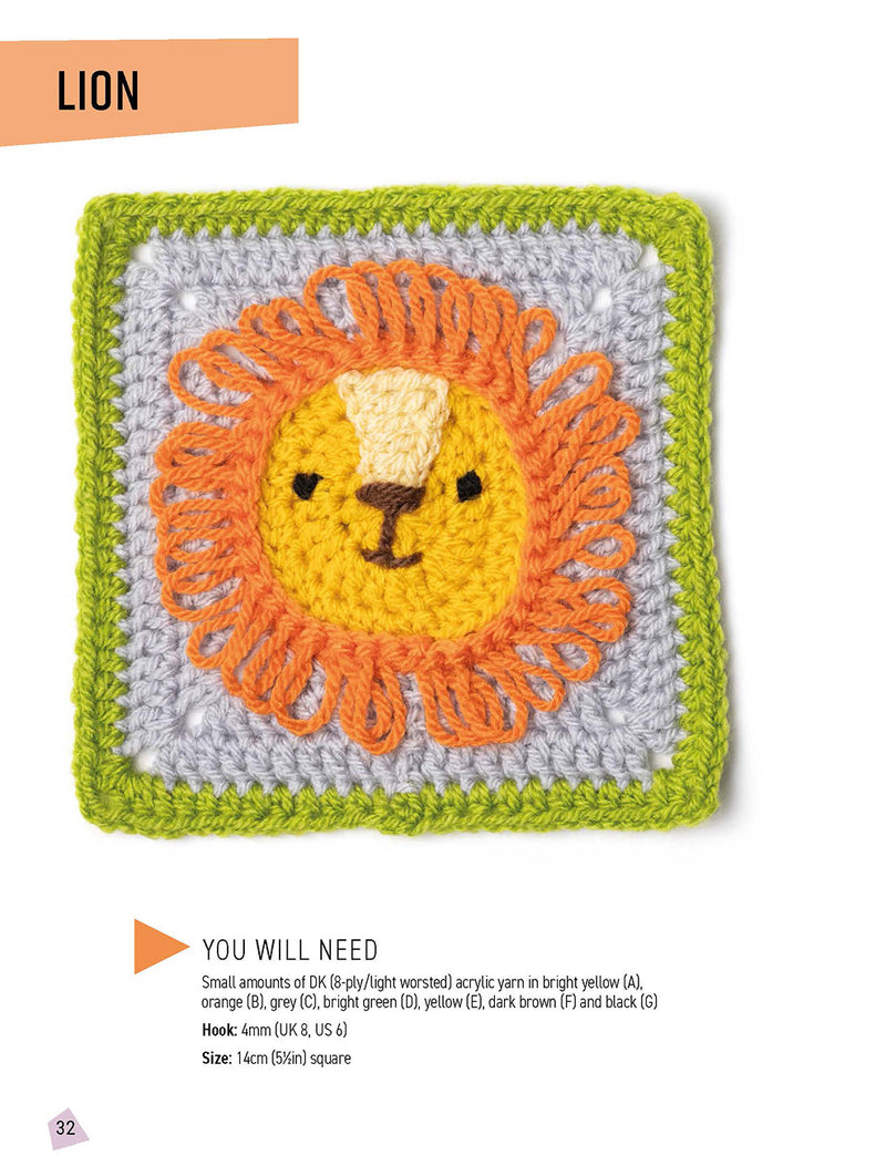 All New 20 To Make Animal Granny Squares