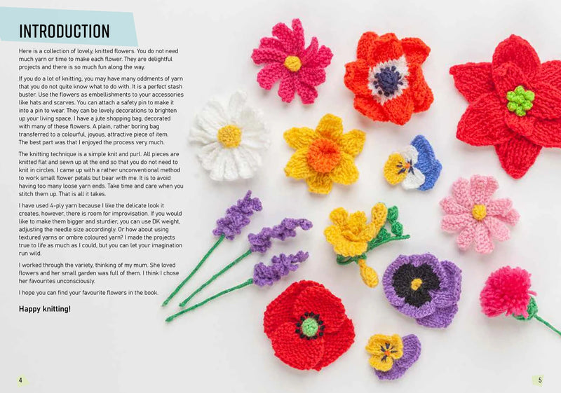 All New 20 To Make Flowers To Knit