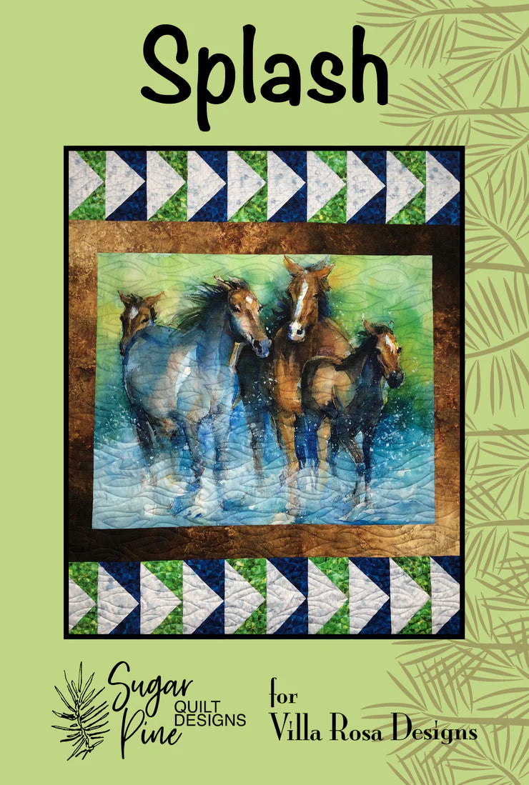 Villa Rosa Splash Quilt Pattern