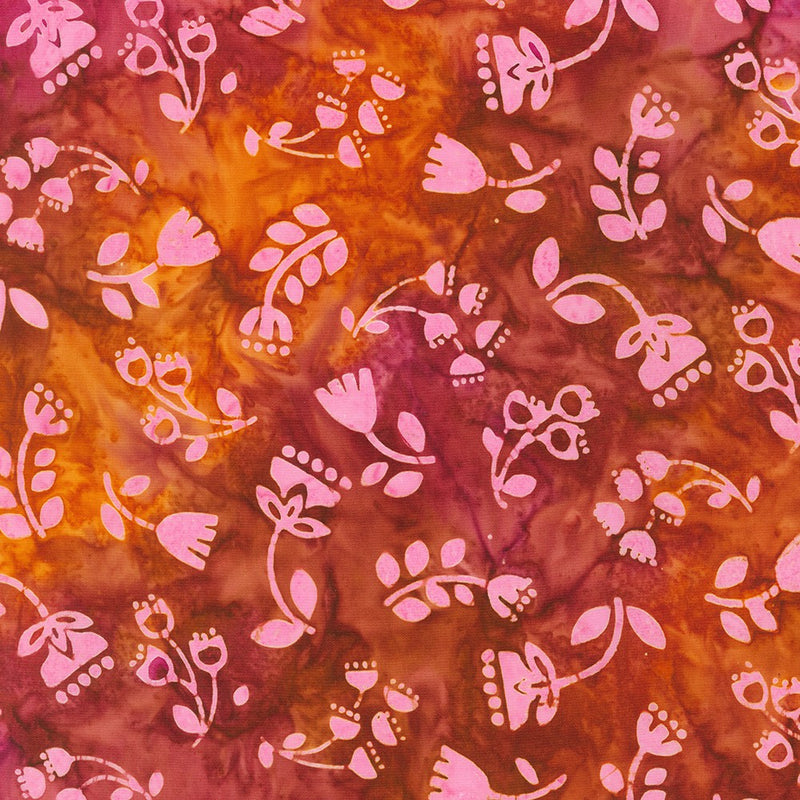 Robert Kaufman Artisan Batiks Terracotta Retro Rainbow Fabric