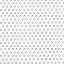 Robert Kaufman Inkwell Dot Circles White Fabric
