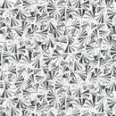 Robert Kaufman Inkwell Triangles White Fabric