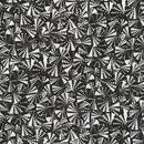 Robert Kaufman Inkwell Triangles Black Fabric