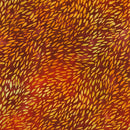 Robert Kaufman Leaf Blown Cayenne Batik Fabric