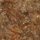 Robert Kaufman Leaf Blown Brown Batik Fabric