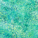 Robert Kaufman Leaf Blown Aquamarine Batik Fabric