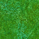 Robert Kaufman Leaf Blown Jade Batik Fabric