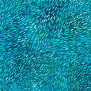 Robert Kaufman Leaf Blown Turquoise Batik Fabric