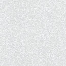 Robert Kaufman Light As Air Swirls White Fabric