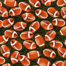 Robert Kaufman Sports Life Footballs in Grass Green Fabric ONLINE PURCHASE ONLY