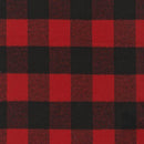Robert Kaufman Mammoth Check Red Flannel Fabric