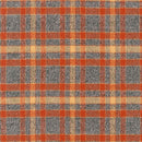 Robert Kaufman Mammoth Plaid Rust Flannel Fabric