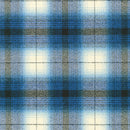 Robert Kaufman Mammoth Plaid Blue Jay Flannel Fabric