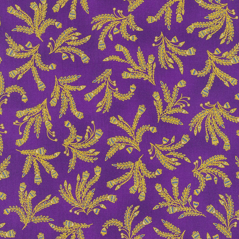 Robert Kaufman Ancient Beauty Aubergine Fabric