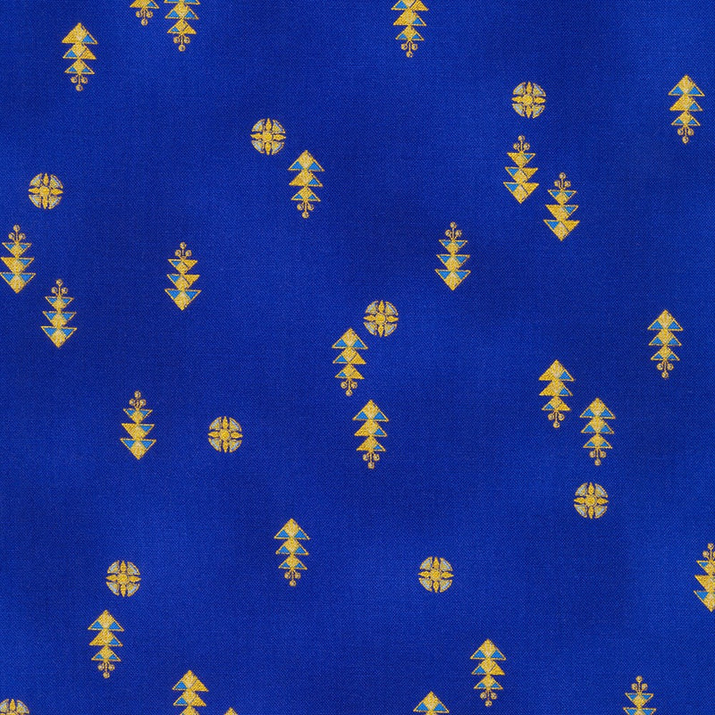 Robert Kaufman Ancient Beauty Sapphire Fabric