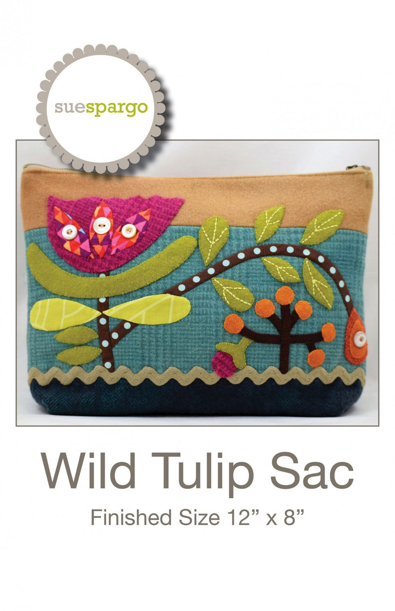 Sue Spargo Wild Tulip Sac Bag Pattern