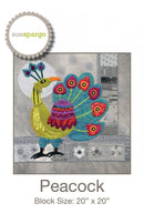 Sue Spargo Peacock Block Pattern