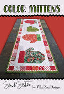Villa Rosa Color Mittens Table Runner Pattern