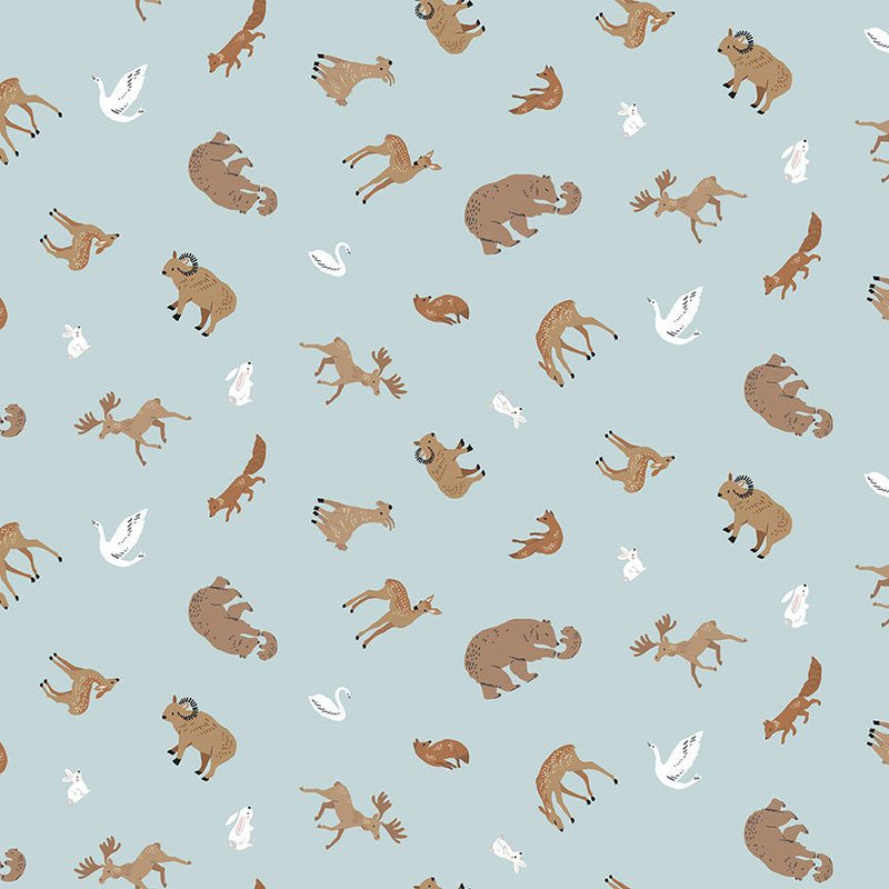 Dear Stella Forest Fable Woodland Denizens Celestial Fabric