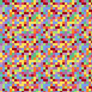 Dear Stella Game Over Pixel Camo Fabric