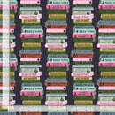 Dear Stella Love At first Bite Trick Or Read Raven Fabric