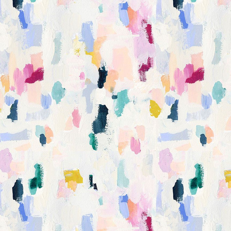Dear Stella Spring It On Multi Abstract Spring Digital Print Fabric