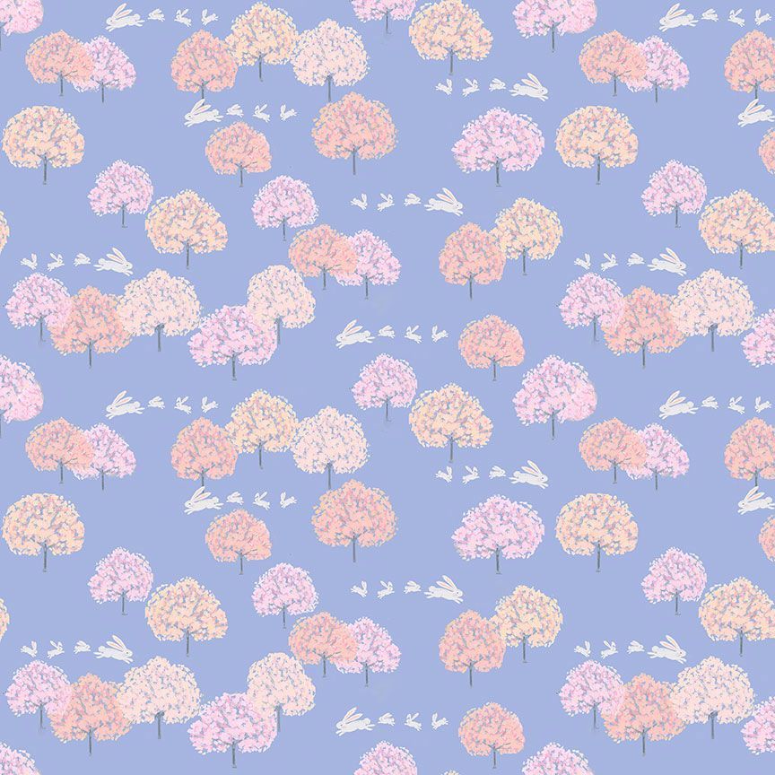 Dear Stella Spring It On Skyway Hop Along Digital Print Fabric