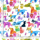 Dear Stella Big Dog Walk Fabric