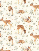 Dear Stella Little Forest Little Fawn Cream Fabric