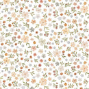 Dear Stella Count On Me Floral Dream White Fabric