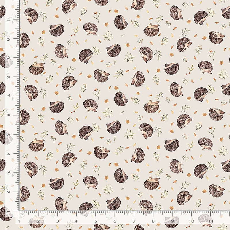 Dear Stella Count On Me Prickly Taupe Fabric
