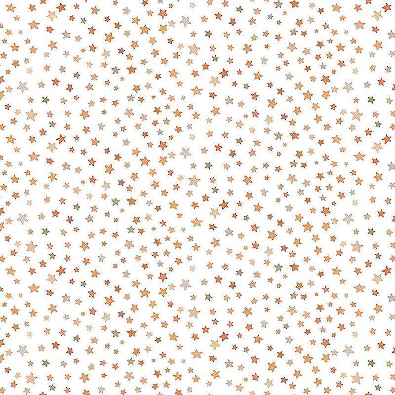 Dear Stella Count On Me Starry Night White Fabric