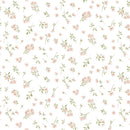 Dear Stella ABC's Of Love Petal Perfection White Fabric
