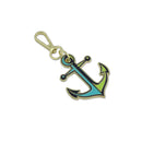 Tula Pink Floral Reef Anchors Aweigh Marine Bag Charm