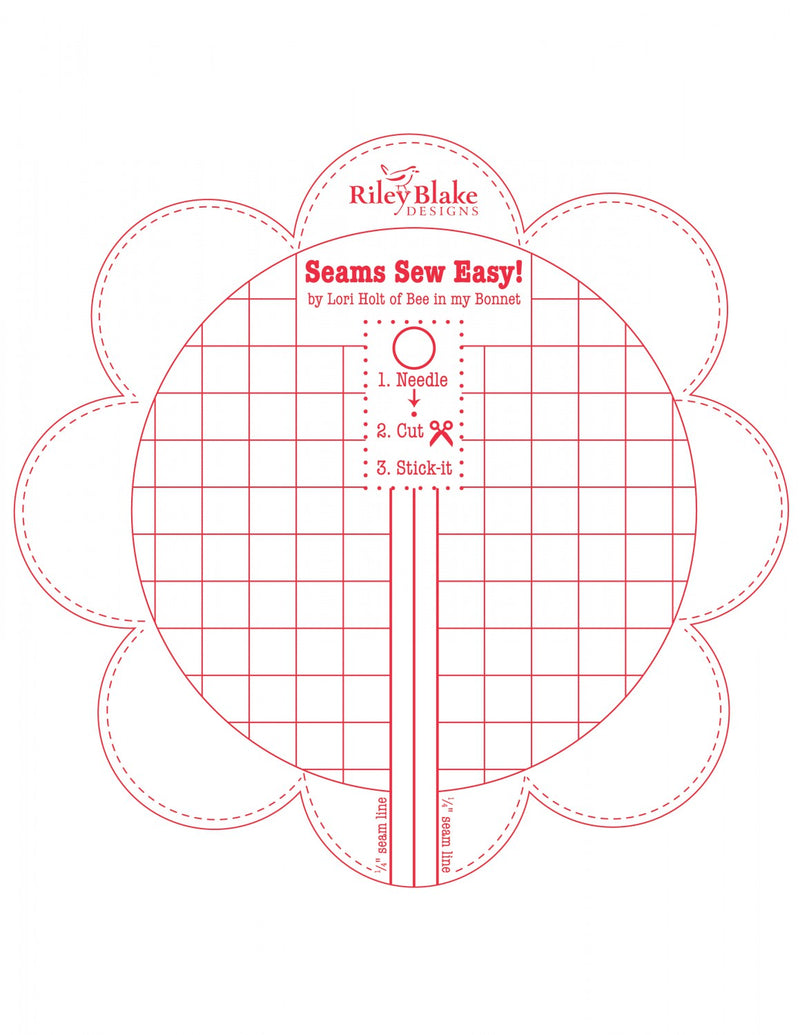 Seams Sew Easy Seam Guide Red