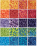 Island Batik Sunflower Spice Batik Strip Pack