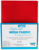 ByAnnie Lightweight Mesh Fabric Atomic Red