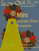 Mini Dresden Plate Template 