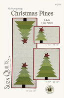 Christmas Pines Table Runner, Place Mat And Quilt Pattern By Suzn Quilts