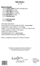 Sail Away Table Runner Pattern