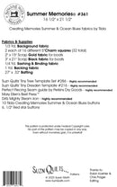 Summer Memories Quilt Pattern