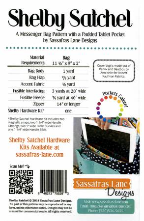 Shelby Satchel Pattern