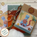 Corinne Lapierre Folk Embroidered Cat Kit