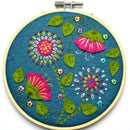 Corinne Lapierre Tropical Flowers Hoop Kit