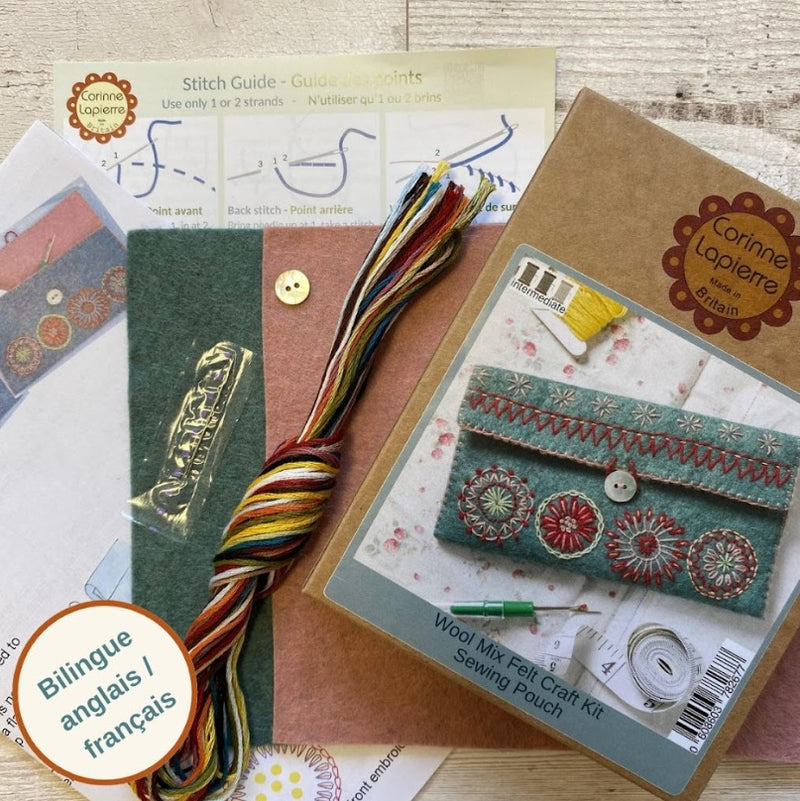 Corinne Lapierre Sewing Pouch Felt Craft Kit