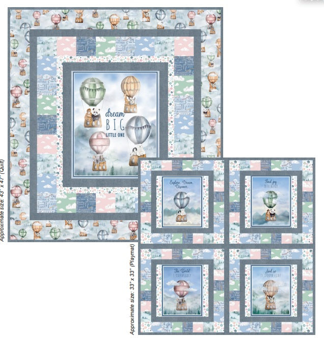 Let's Go On An Adventure Quilt Kit